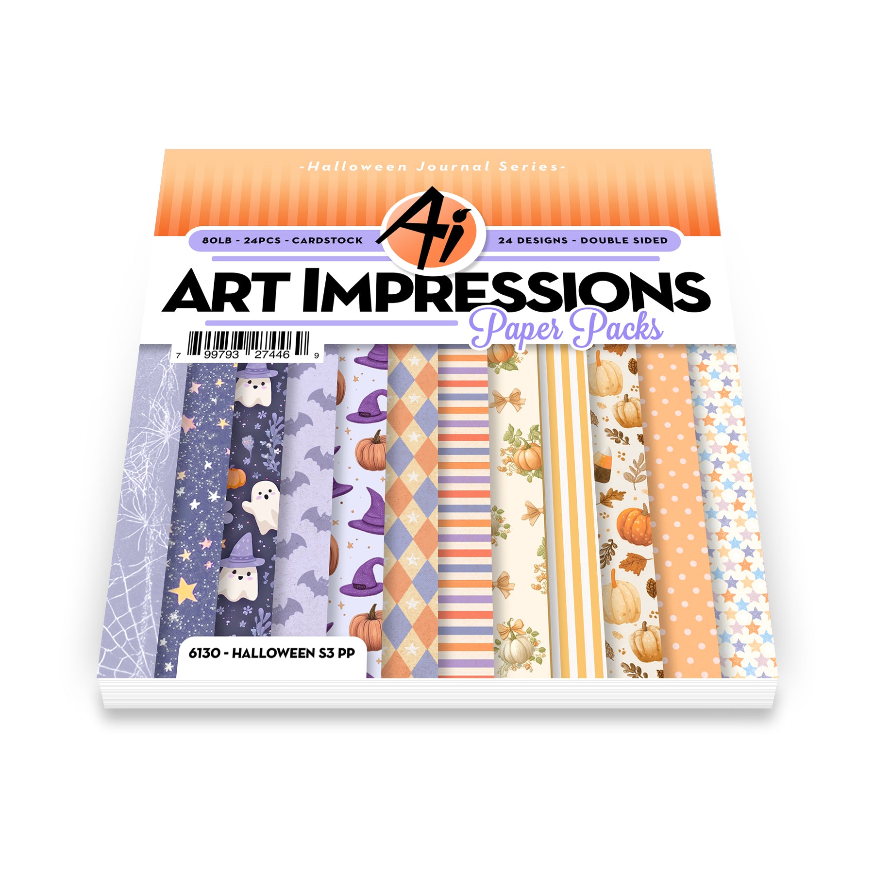 Art Impressions Halloween 6x6 Inch Paper Pack 6130