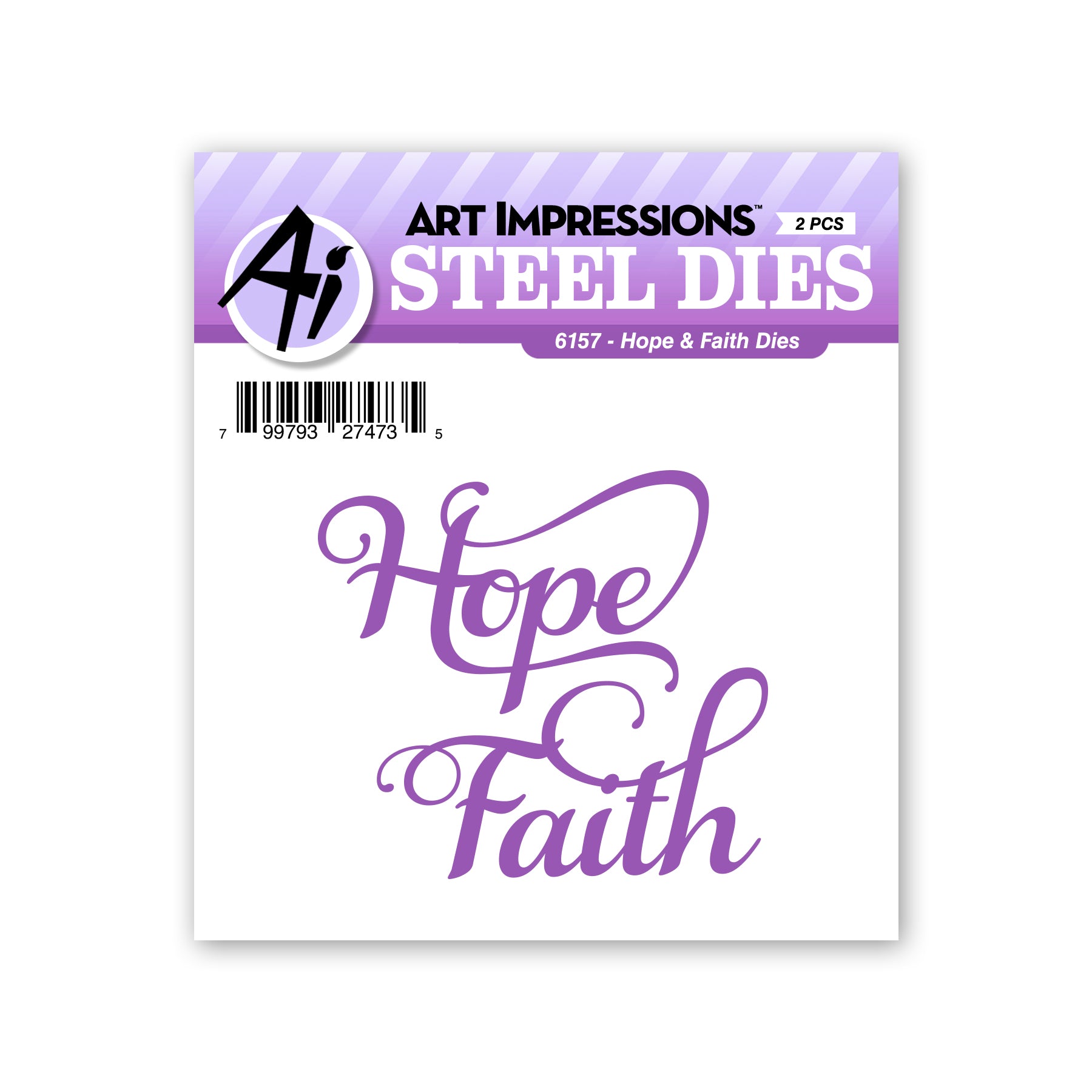 Art Impressions Hope and Faith Dies 6157