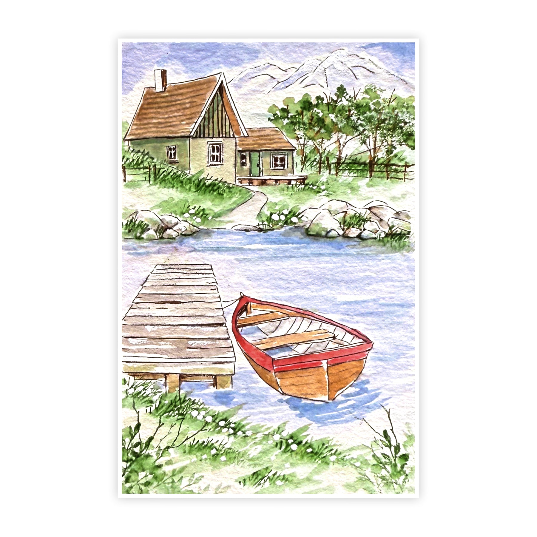 Art Impressions Lakehouse Foundation Stamps 6065 sample