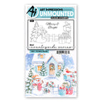 Art Impressions Merry Border Stamps 6251