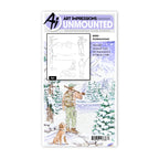 Art Impressions Outdoorsmen Cling Stamps 6069