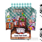 Art Impressions Pet Shop Matchbooks Stamps and Dies 6016 Love Fur-Ever