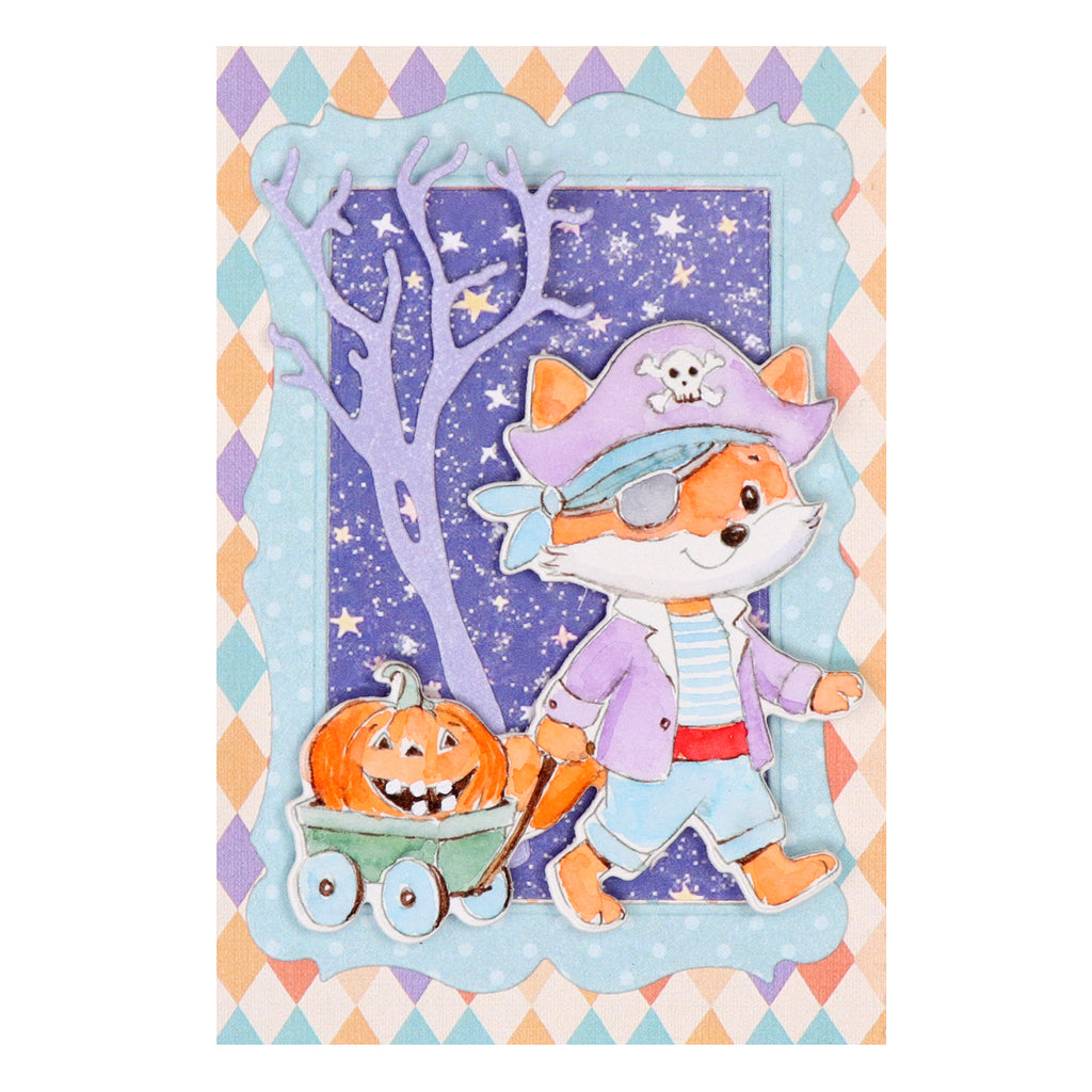 Art Impressions Pumpkin Parade Stamps and Dies 6112 fox