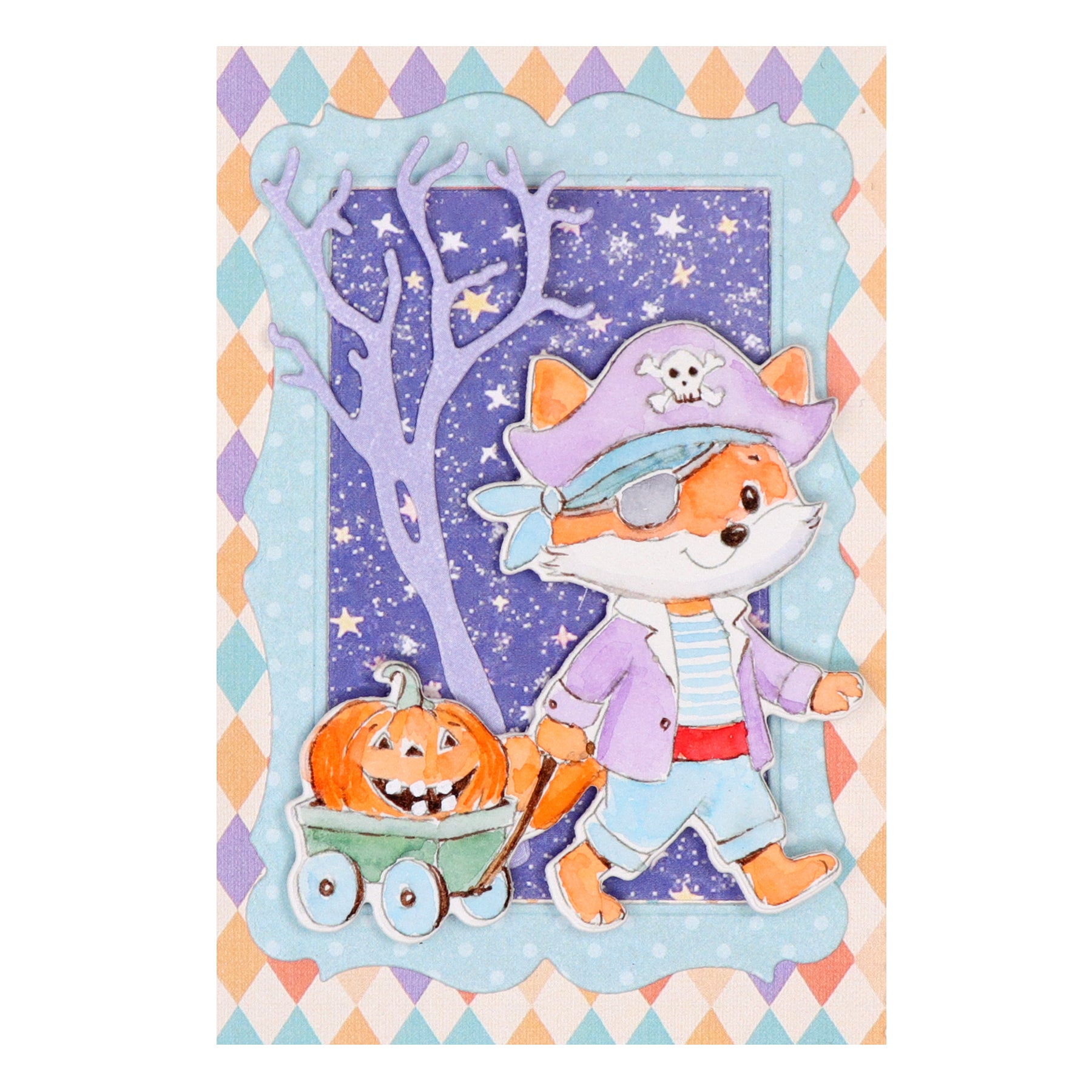 Art Impressions Pumpkin Parade Stamps and Dies 6112 fox