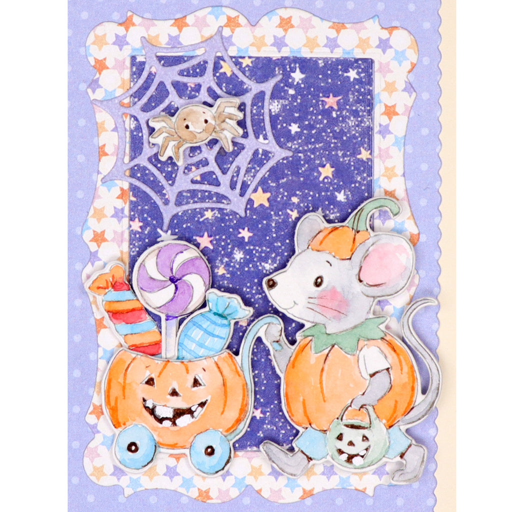Art Impressions Pumpkin Parade Stamps and Dies 6112 pumpkin mouse