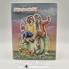 Art Impressions Pumpkin Queens STAMPtember Exclusive Stamps sse26a Autumn BFF Selfie Friend Card Neema Medina