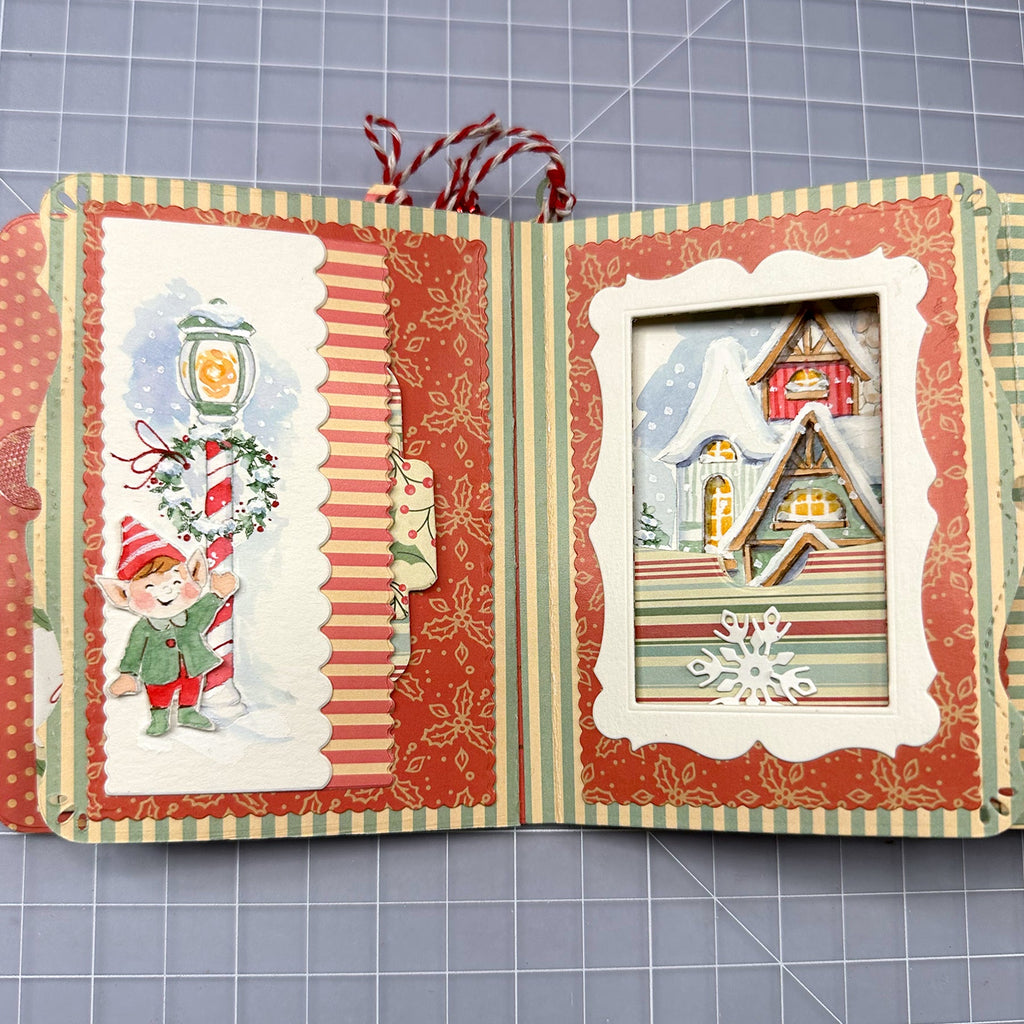 Art Impressions Santa's Workshop Stamp and Die Set 5930 3D Project