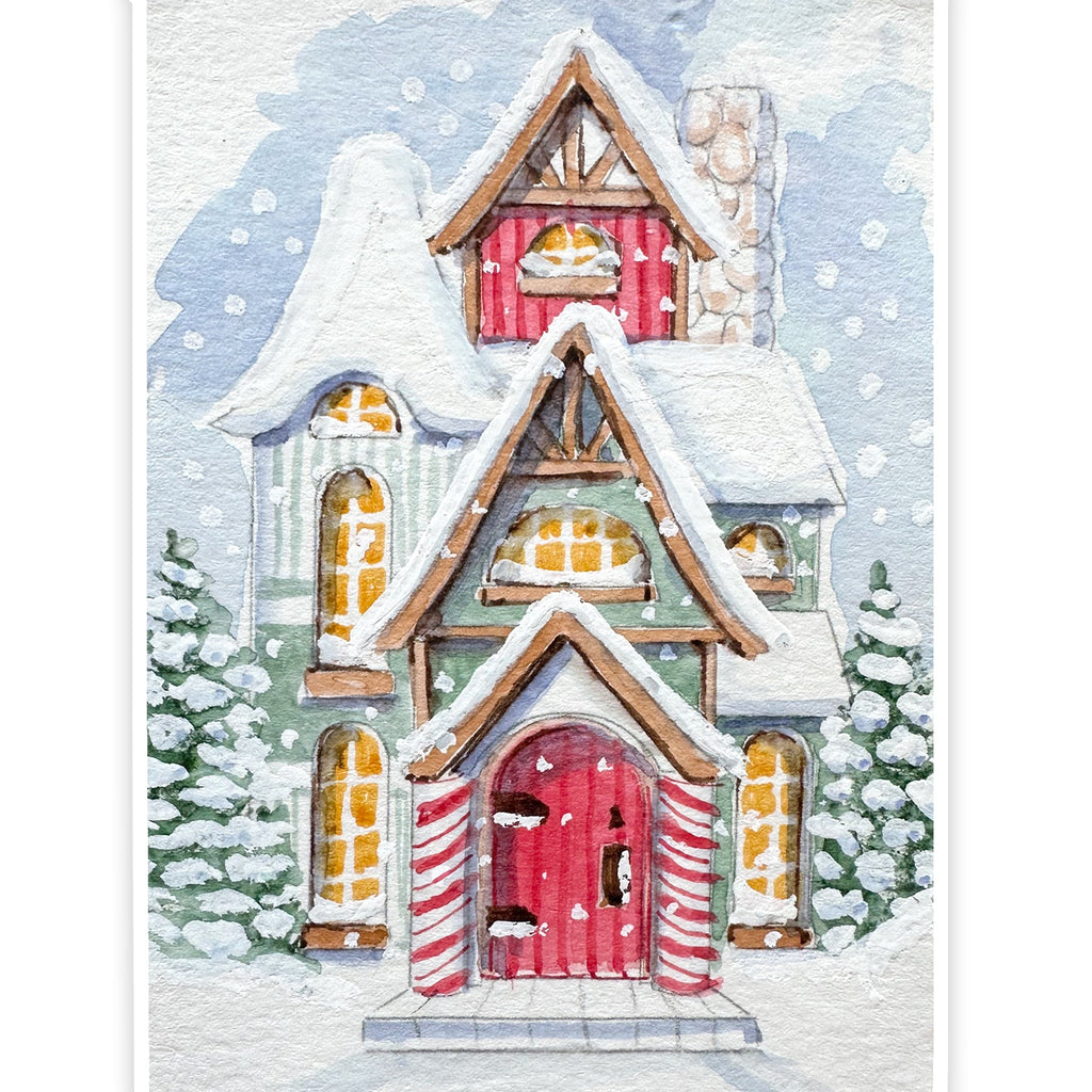 Art Impressions Santa's Workshop Stamp and Die Set 5930 Workshop
