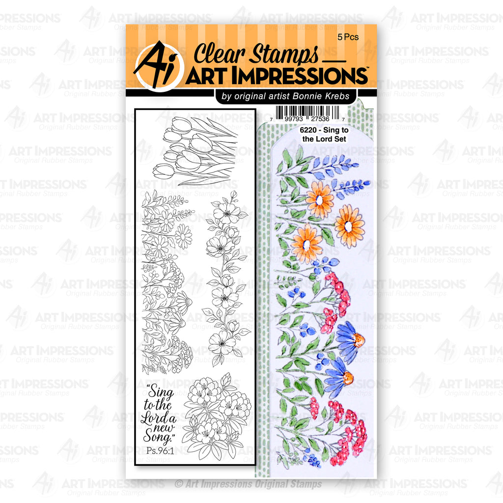 Art Impressions Sing to the Lord Stamps 6220