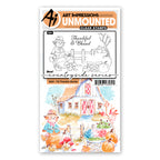 Art Impressions Thankful Border Stamps 6254
