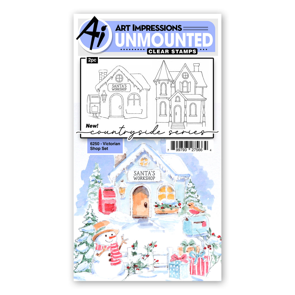 Art Impressions Victorian Shop Stamps 6250