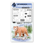 Art Impressions Watercolor Bear Stamps 6064
