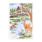 Art Impressions Wild Buck Foundation Stamp 6067 sample
