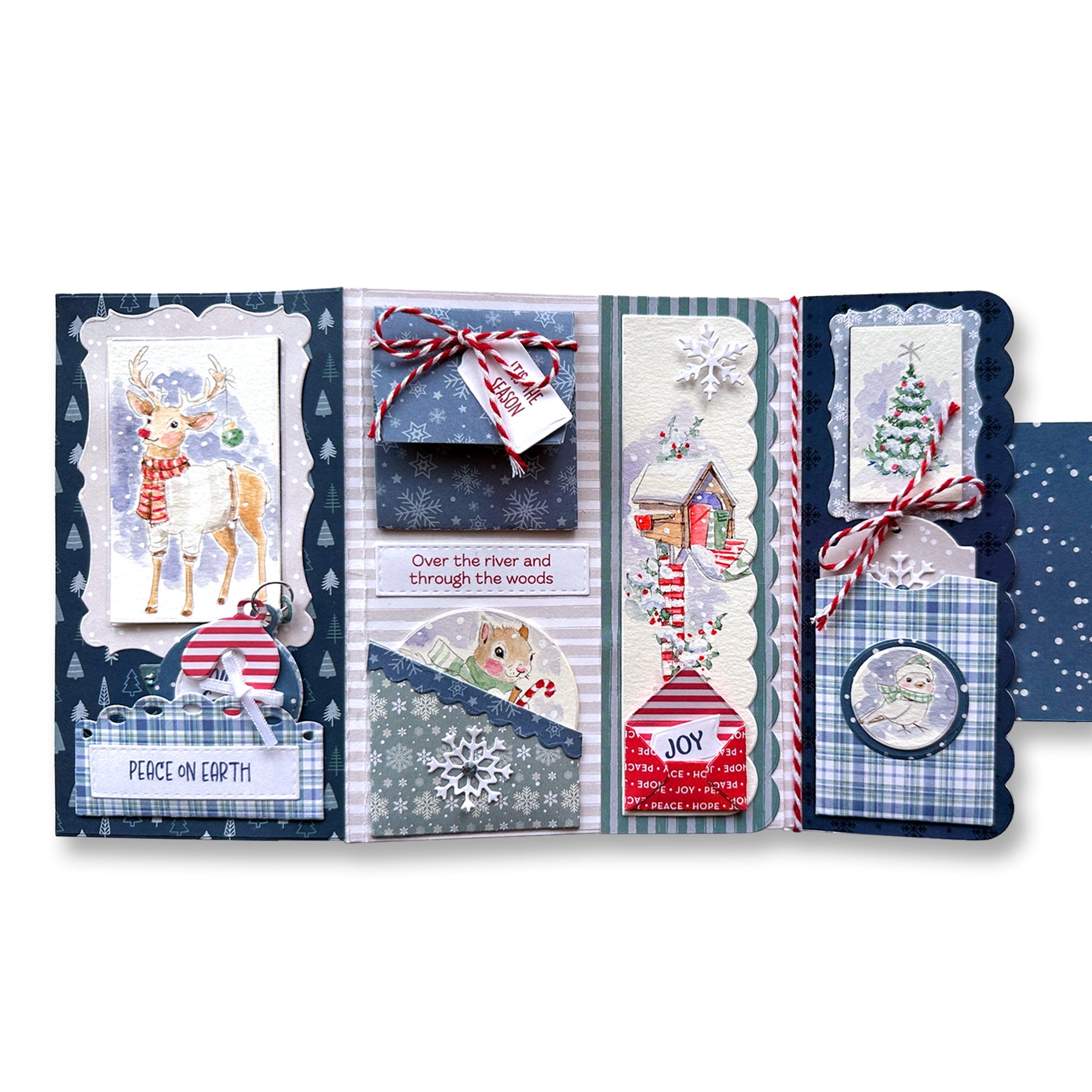 Art Impressions Woodland Critters Stamp and Die Set 5953 Interior Portfolio 2