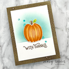 Simon Says Stamps and Dies Artsy Pumpkins set664ap Stamptember Thanksgiving Card