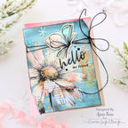 Simon Says Stamps and Dies A Little Artsy set1212la Hello Card | color-code:ALT01