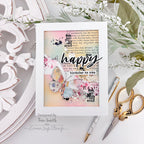 Simon Says Stamps Dies and Stencils A Little Artsy set1214la Birthday Card