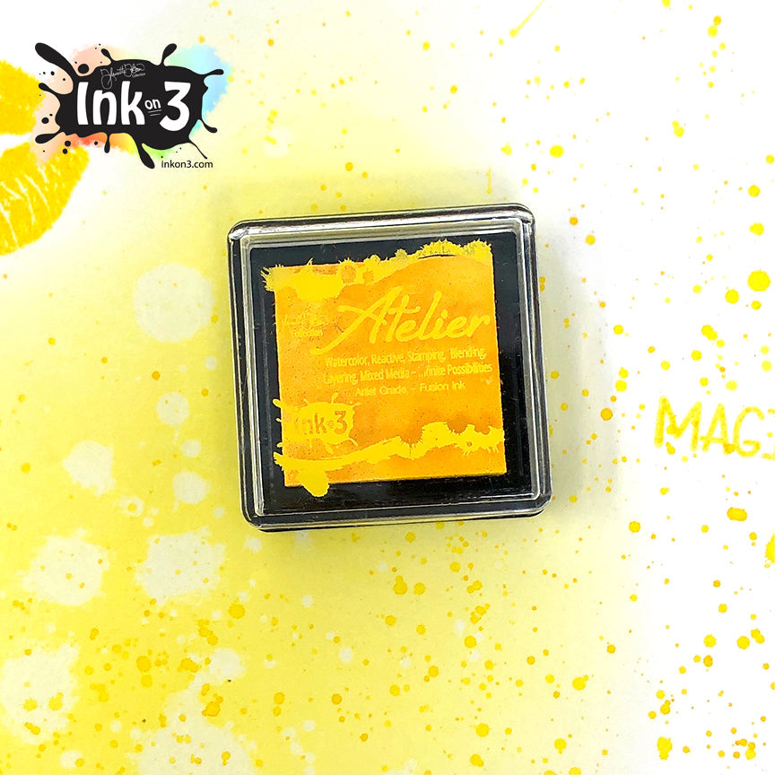 Inkon3 ATELIER BEE STING YELLOW Fusion Ink Cube bsycube