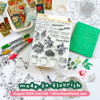 PREORDER Simon Says Stamp Card Kit of the Month August 2026 Made to Flourish ck0826