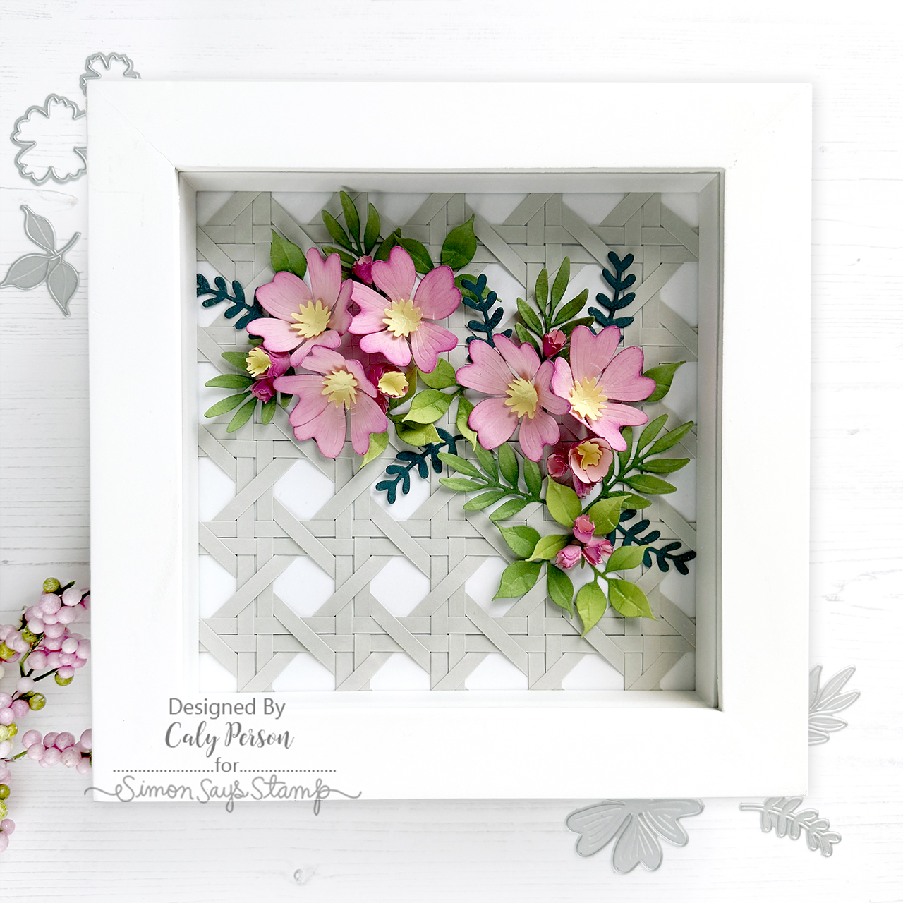 Simon Says Stamp Aurora Blooms Wafer Dies sssd112938 Diecember Floral Decor | color-code:ALT10