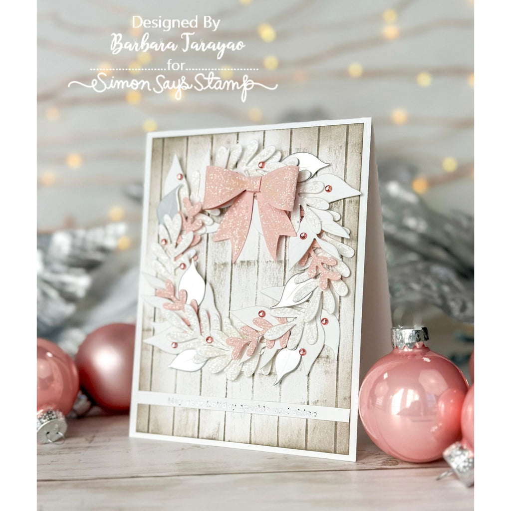 Simon Says Stamp Aurora Blooms Wafer Dies sssd112938 Diecember Cheers Card | color-code:ALT04