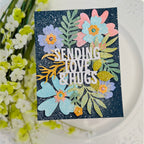 Simon Says Stamp Aurora Blooms Wafer Dies sssd112938 Diecember Hugs Card