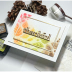 Simon Says Stamp Stencils Autumn Cascade ssst221698 Stamptember Thankful  Card