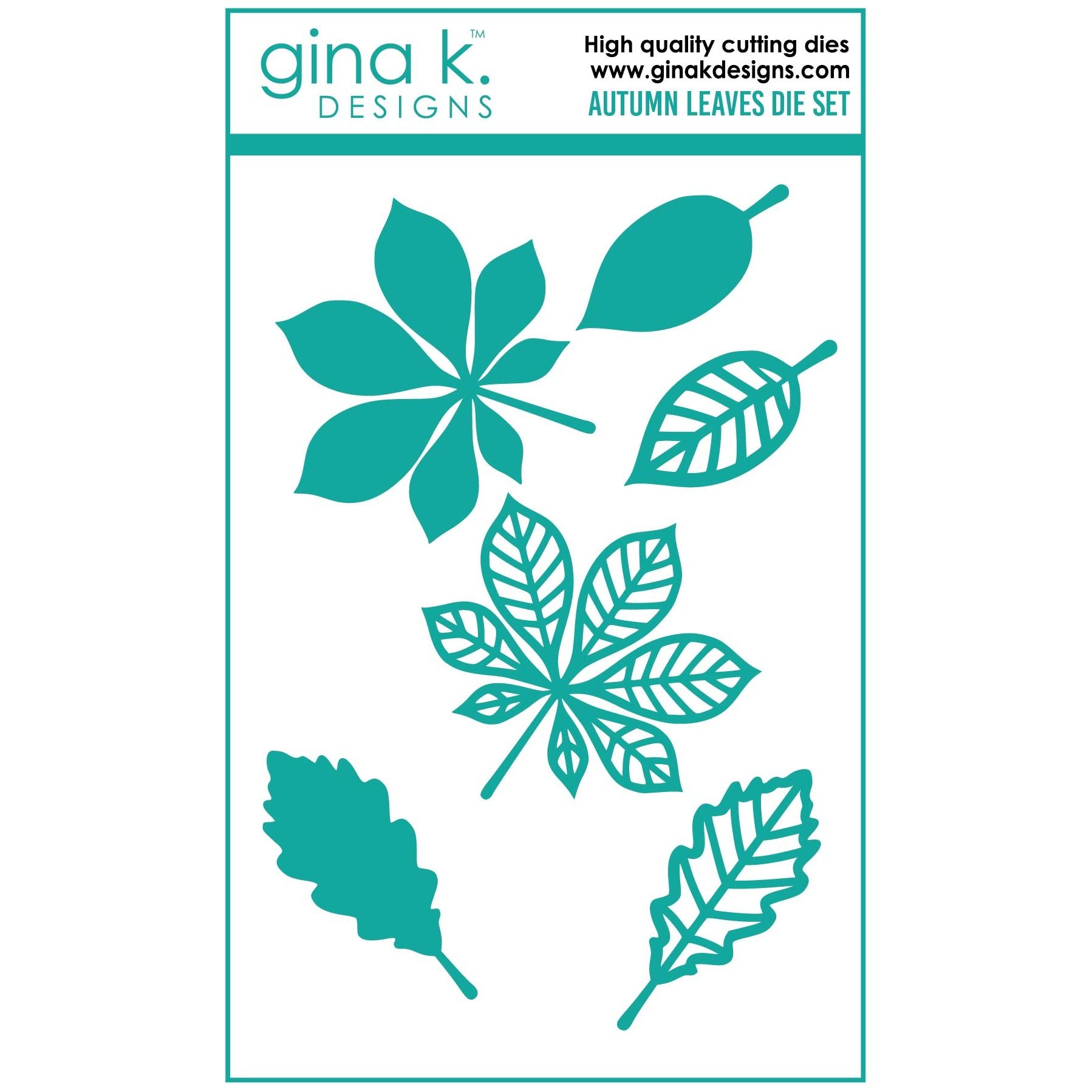 Gina K Designs Autumn Leaves Dies die0342