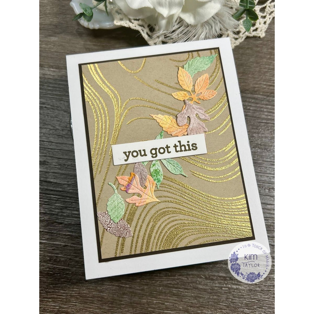 Simon Says Stamp Autumn Leaves Wafer Dies s1076 STAMPtember Encouragement Card | color-code:ALT03