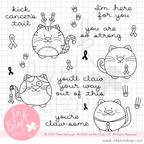 Ink Blot Shop Awareness Cats Clear Stamps inbl160