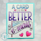 Trinity Stamps Better Than Email Clear Stamp Set tps-311 heart