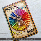Tim Holtz Sizzix Vault Hippity Hop Thinlits Dies 666562 rosette