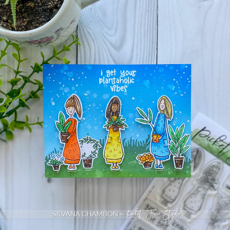 Picket Fence Studios The Best Dirt Dies bb-213d plant vibes card
