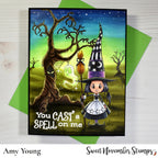 Sweet November Stamps Spooky Tree Clear Stamp Set snssthw23 Spell