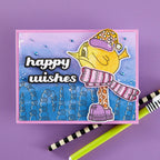 Dyan Reaveley Dylusions Robin Couture Cling Stamp and Coordinating Die Set*