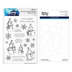 Ranger Simon Hurley Sketched Snowmen Stamp And Die Bundle image 2