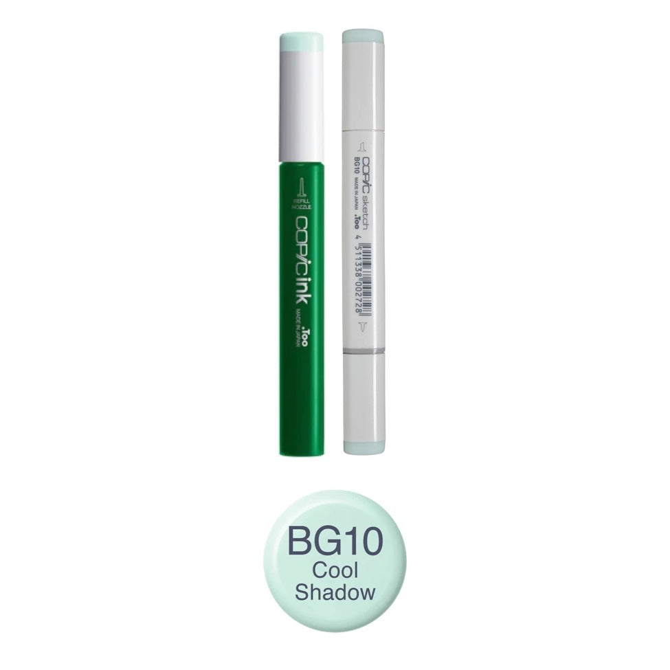 Copic Marker Cool Shadow Marker and Refill Bundle BG10
