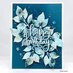 Simon Says Stamp Big Scripty Greetings Wafer Dies 1302sdc STAMPtember Birthday Card
