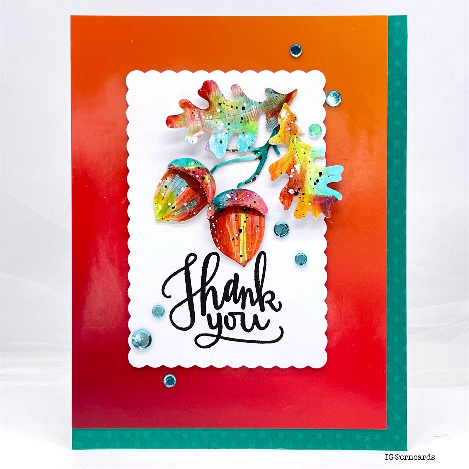 Simon Says Stamps and Dies Big Scripty Greetings set1043bs STAMPtember Thank You Card