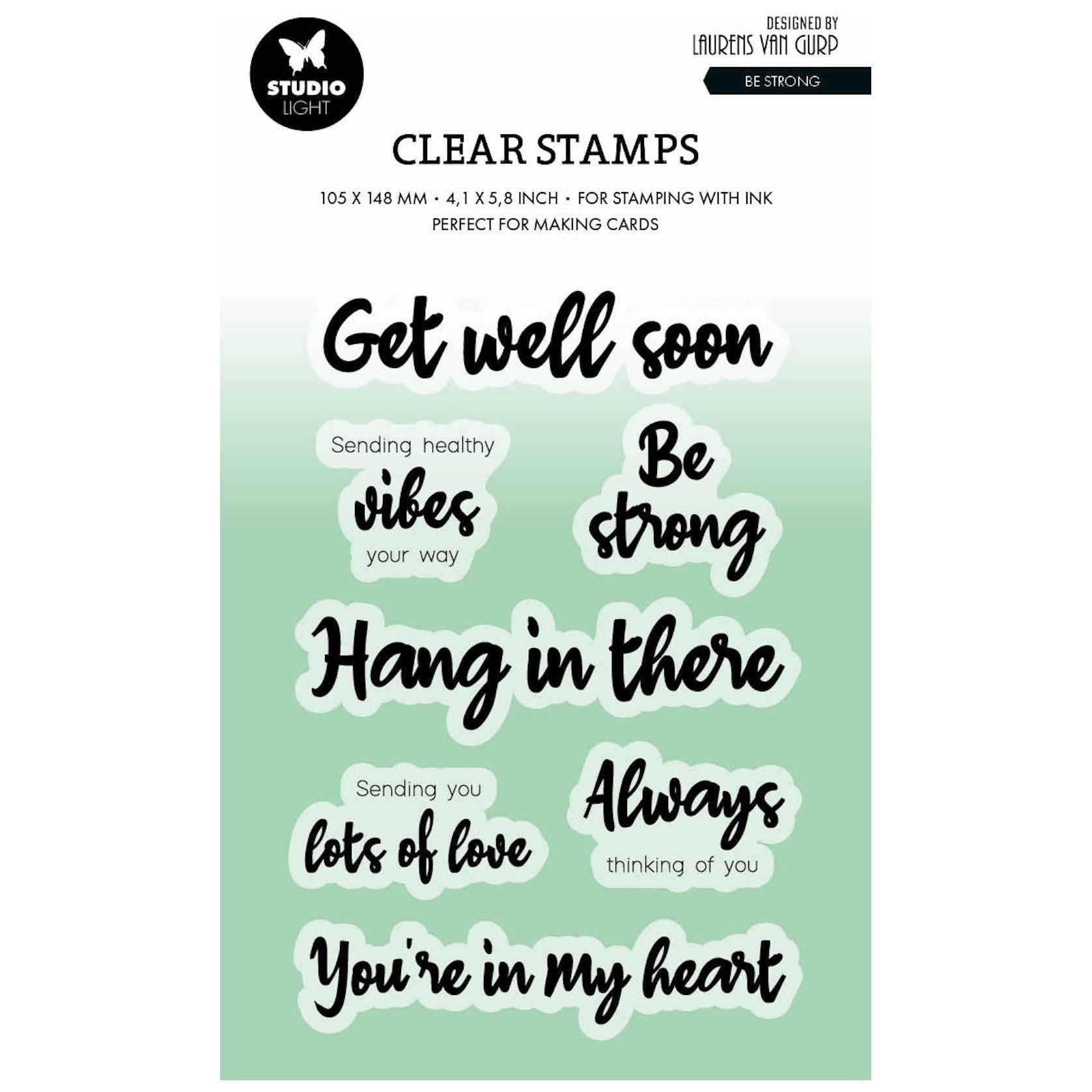 Studio Light Be Strong Clear Stamps bl-es-stamp569