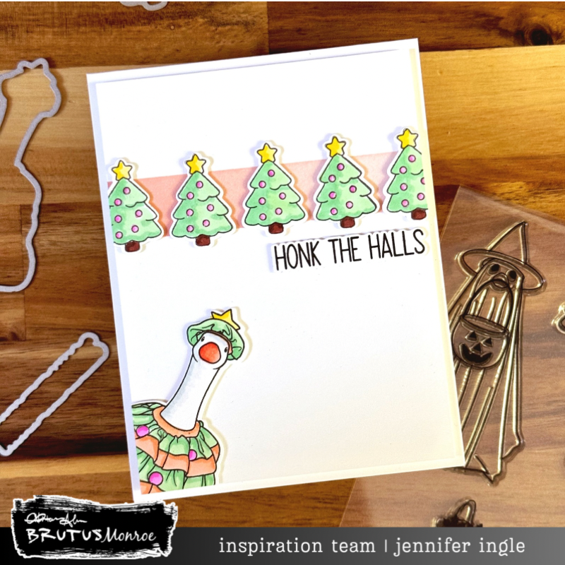 Brutus Monroe Silly Goose STAMPtember Exclusive Stamps and Dies