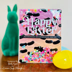 Simon Says Stamp Embossing Folder and Cutting Dies Jellybean Background sfd404 Be Bold Easter Card