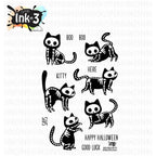 Inkon3 Boo Boo Kitty Clear Stamps