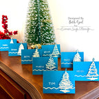 Tim Holtz Cling Rubber Stamps Scribbly Christmas cms249