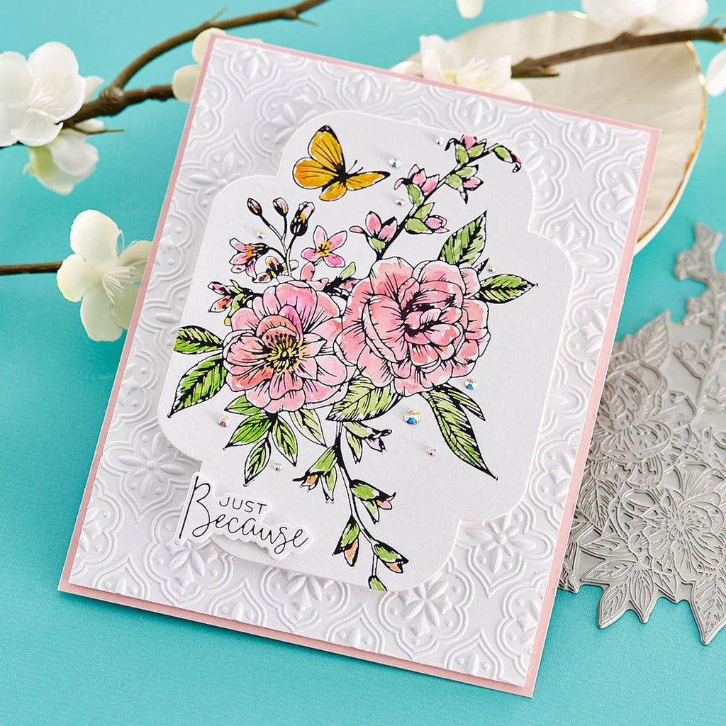 BPC-008 Spellbinders Better Press Cotton 8.5 x 11 inch Sheets Porcelain 25 Pack Just Because