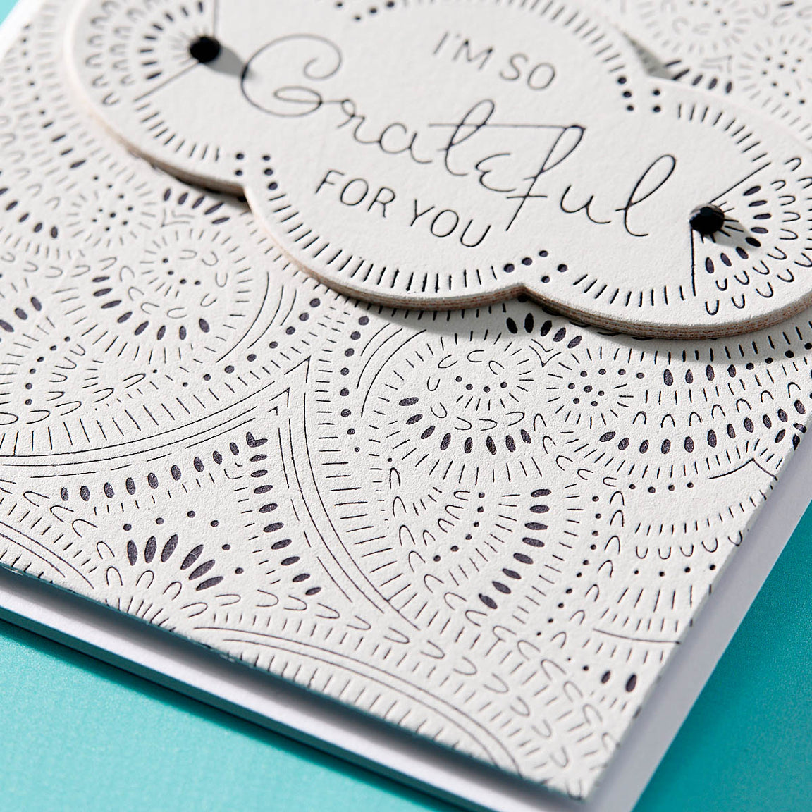 BP-018 Spellbinders So Grateful for You Press Plate and Die Set For You