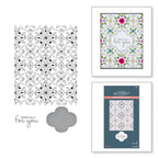 BP-021 Spellbinders Floral View Press Plate and Die Set