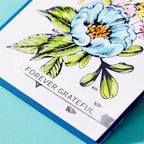 BP-025 Spellbinders Always and Forever Sentiment Strips Press Plate and Die Set Grateful