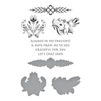 BP-043 Spellbinders Let's Chat Soon Icons Press Plate and Die Set Chat