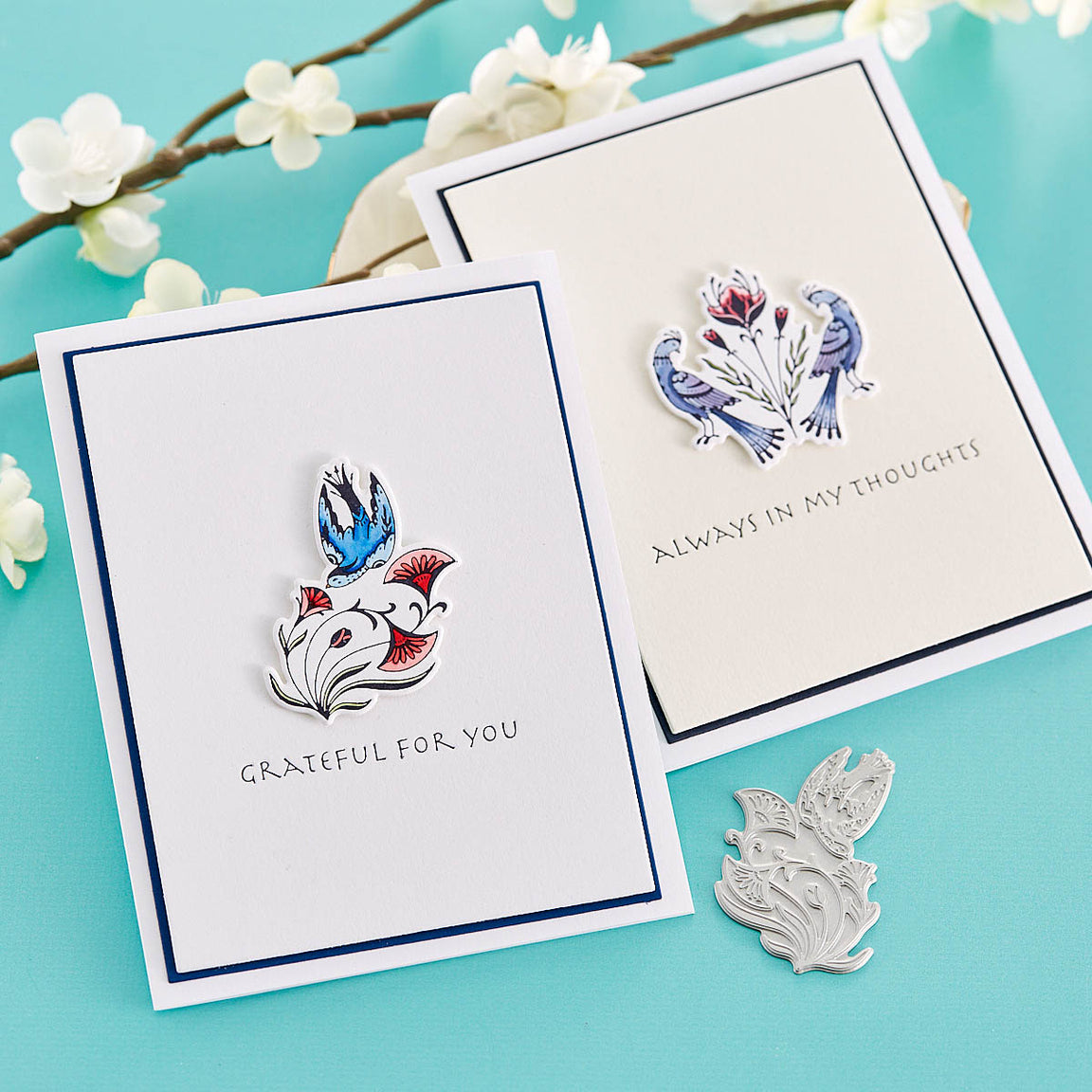 BP-043 Spellbinders Let's Chat Soon Icons Press Plate and Die Set Grateful